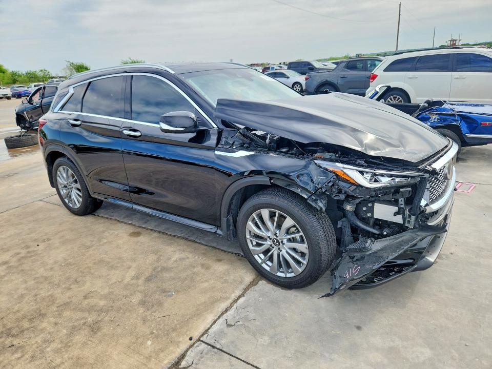2025 Infiniti VIN 3PCAJ5BB6SF105742 COPART salvage auction — FRONT END, Tx - Certificate Of Title, sold $9,500 on 2026-07-06 (photo 4)