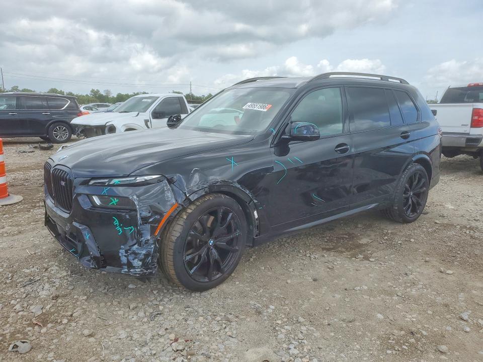 2025 BMW X7 VIN 5UX33EM02S9X77515 COPART salvage auction — SIDE, Tx - Salvage Vehicle Title, sold $44,250 on 2026-07-09 (photo 1)
