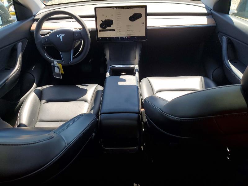 2021 Tesla Model y VIN 5YJYGAEE3MF214691 COPART salvage auction — SIDE, Ca - Salvage Certificate, sold $9,700 on 2026-07-16 (photo 8)