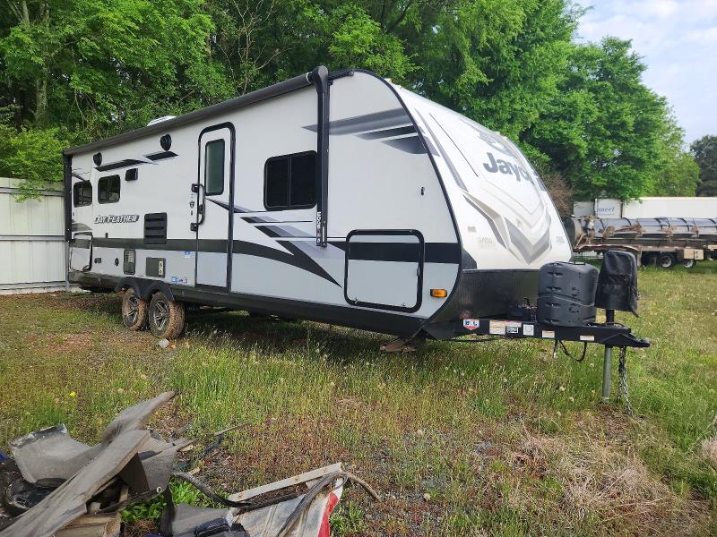 2022 Jayco Jay feather VIN 1UJBJ0BN2N1J60204 COPART salvage auction — REAR END, TX - SALVAGE VEHICLE TITLE, sold $80 on 2026-07-30 (photo 1)