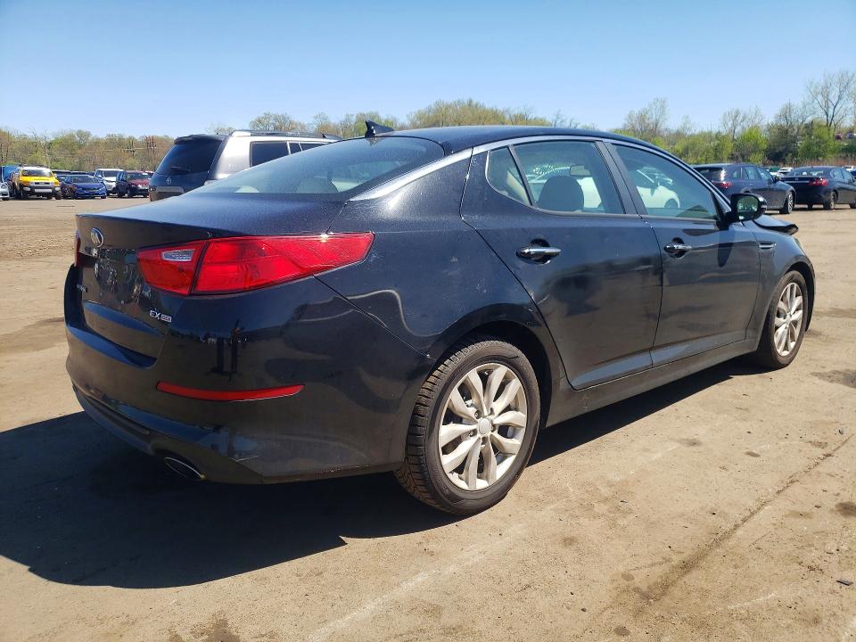 2014 Kia Optima VIN 5XXGN4A70EG336000 COPART salvage auction — FRONT END, Ct - Cert Of Title-Salvage, sold $775 on 2026-07-17 (photo 3)