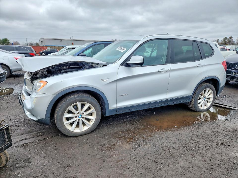 2013 BMW X3 VIN 5UXWX9C58D0D02211 COPART salvage auction — FRONT END, CT, sold $475 on 2026-07-17 (photo 1)