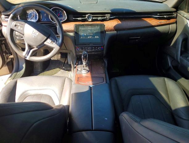 2017 Maserati Quattroporte VIN ZAM56RRA1H1237165 COPART salvage auction — REAR END, Mi - Certificate Of Title, sold $8,200 on 2026-07-07 (photo 8)
