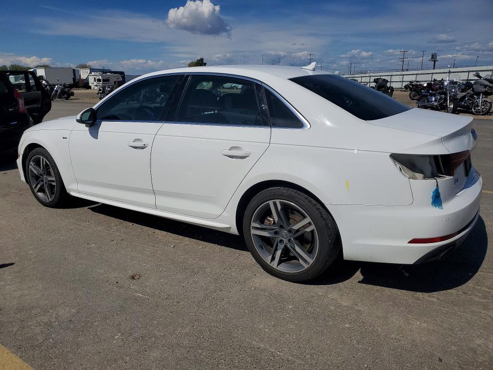 2018 Audi A4 VIN WAUENAF43JA132721 COPART salvage auction — FRONT END, Id - Salvage Certificate Of Title, sold $4,350 on 2026-07-30 (photo 2)