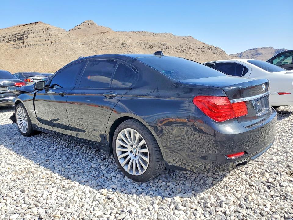 2012 BMW 7er VIN WBAKC6C56CC396803 COPART salvage auction — FRONT END, Ca - Salvage Certificate, sold $150 on 2026-07-20 (photo 2)