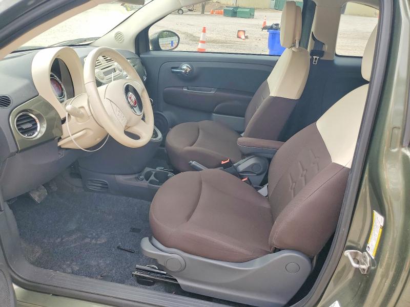 2012 Fiat 500 VIN 3C3CFFAR7CT366626 COPART salvage auction — FRONT END, Nc - Salvage Certificate Of Title, sold $650 on 2026-07-31 (photo 7)