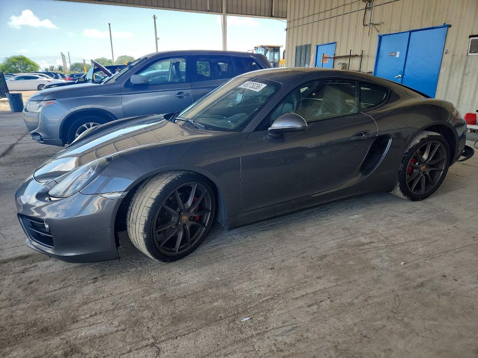 2016 Porsche Cayman VIN WP0AB2A86GK185409 — COPART salvage auction photo