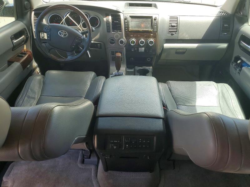 2010 Toyota Sequoia VIN 5TDDW5G15AS026328 COPART salvage auction — FRONT END, TX - SALVAGE VEHICLE TITLE, sold $8,400 on 2026-07-31 (photo 8)