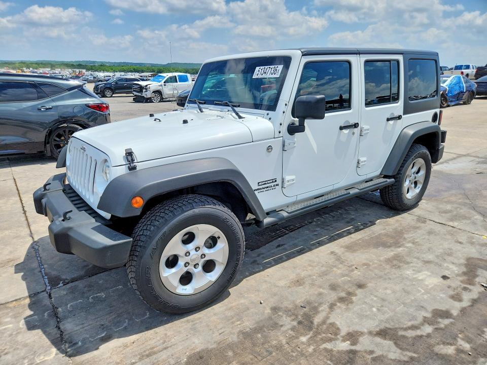 2015 Jeep Wrangler / VIN 1C4BJWDGXFL525977 — COPART salvage auction photo