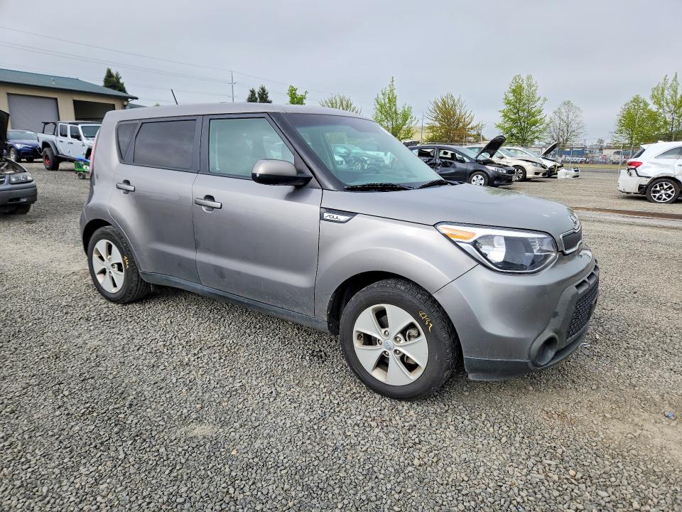 2016 Kia Soul VIN KNDJN2A22G7391199 COPART salvage auction — REAR END, Or - Salvage Title Certificate, sold $2,050 on 2026-07-14 (photo 4)