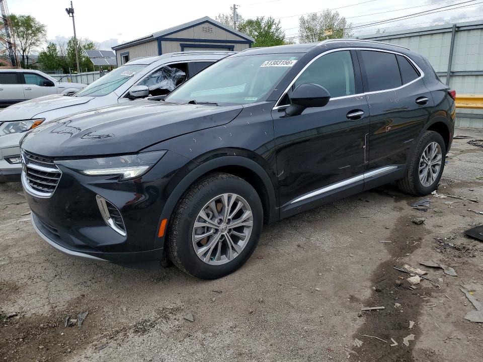 2022 Buick Envision VIN LRBAZLR43ND129690 COPART salvage auction — HAIL, IN, sold $325 on 2026-07-27 (photo 1)