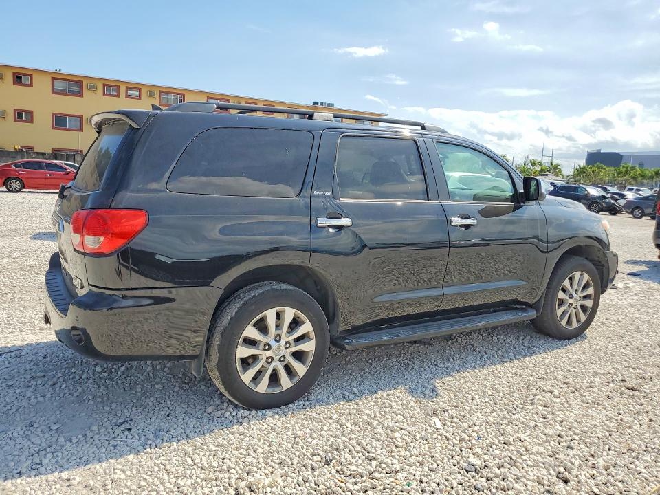 2011 Toyota Sequoia VIN 5TDJY5G13BS048729 COPART salvage auction — MINOR DENT/SCRATCHES, FL - CERT OF TITLE SLVG REBUILDABLE, sold $4,050 on 2026-07-31 (photo 3)