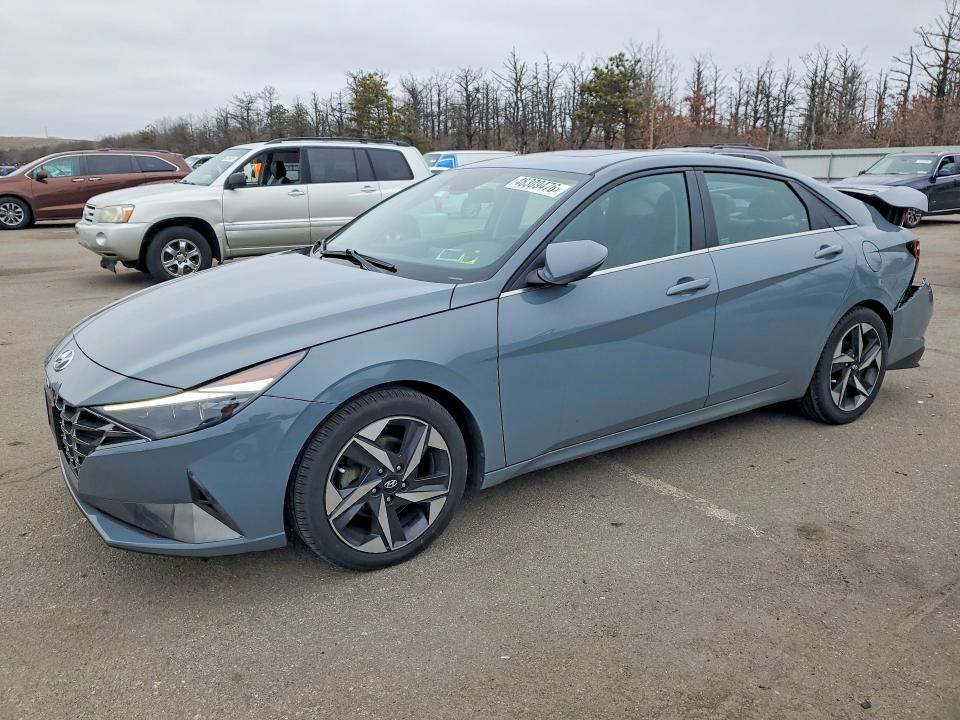 2022 Hyundai Elantra VIN KMHLP4AG7NU366271 COPART salvage auction — REAR END, NY - MV907A-PARTS ONLY, sold $4,900 on 2026-07-08 (photo 1)