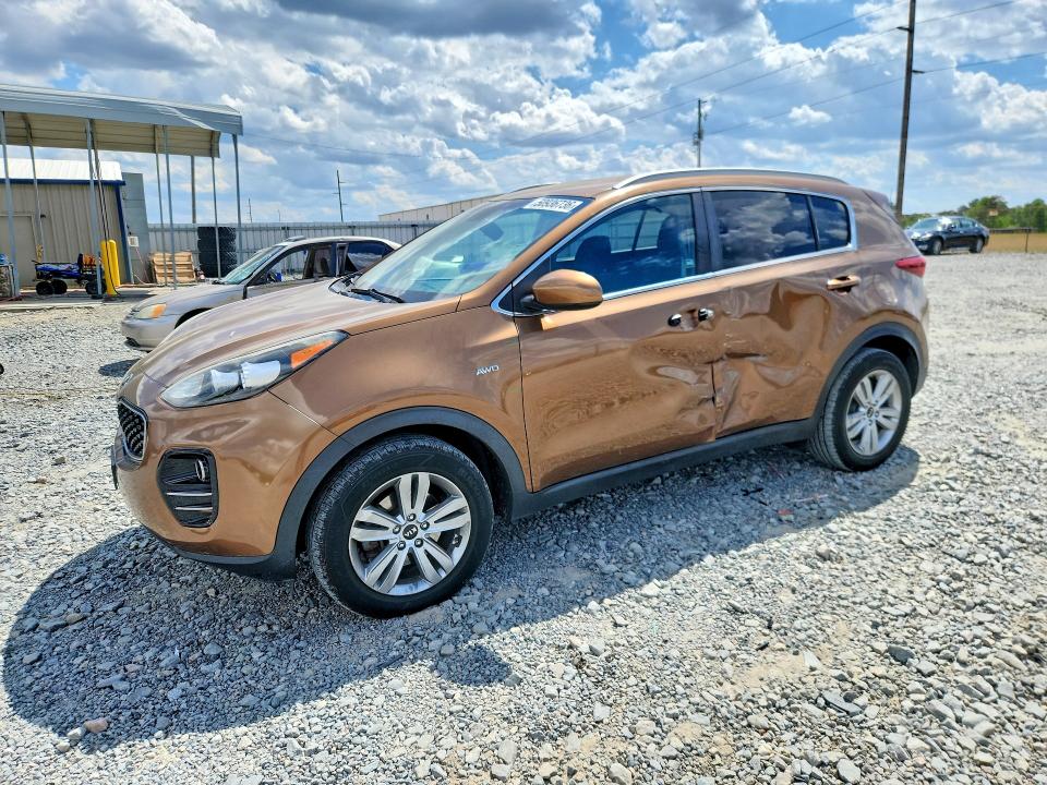 2017 Kia Sportage VIN KNDPMCAC5H7206303 COPART salvage auction — SIDE, Ga - Cert Of Title-Salvage, sold $2,900 on 2026-07-28 (photo 1)