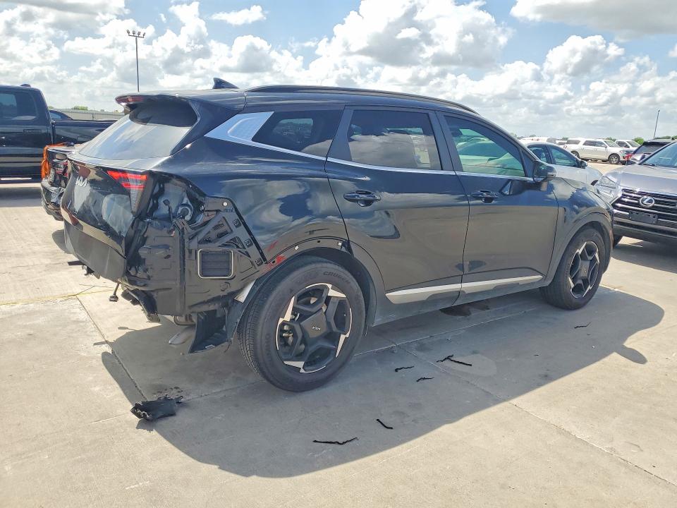 2026 Kia Sportage VIN 5XYK33DF5TG329873 COPART salvage auction — REAR END, Tx - Salvage Vehicle Title, sold $12,500 on 2026-07-02 (photo 3)