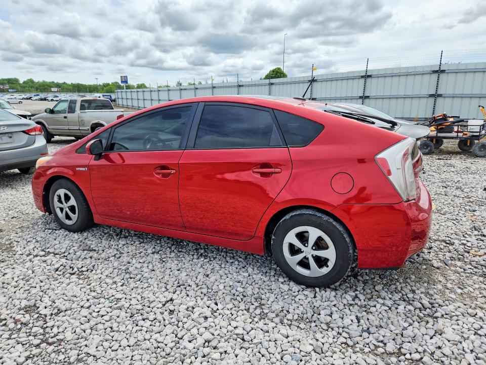 2012 Toyota Prius VIN JTDKN3DU5C1502039 COPART salvage auction — MINOR DENT/SCRATCHES, Il - Certificate Of Title, sold $1,850 on 2026-07-22 (photo 2)