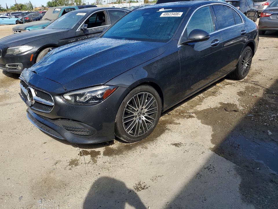 2023 Mercedes-benz C-klasse VIN W1KAF4GB7PR091734 COPART salvage auction — FRONT END, Ca - Salvage Certificate, sold $12,800 on 2026-07-09 (photo 1)