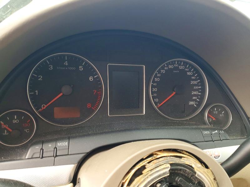 2007 Audi A4 VIN WAUKF78E57A257916 COPART salvage auction — FRONT END, ON - PERMIT SALVAGE, sold $175 on 2026-07-14 (photo 9)