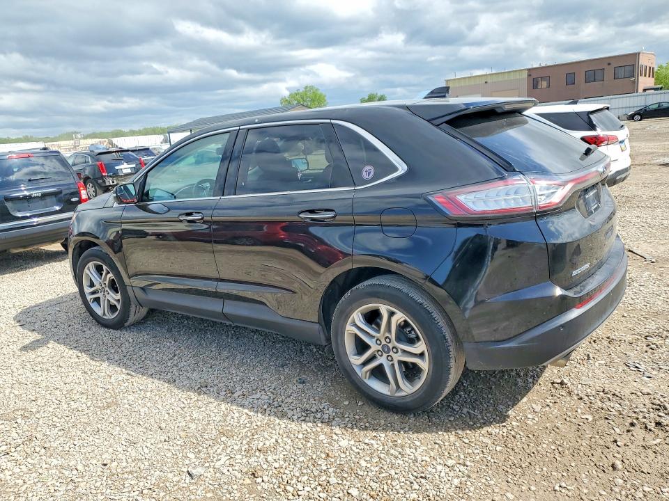 2018 Ford Edge VIN 2FMPK3K9XJBB19773 COPART salvage auction — HAIL, Ks - Cert Of Title-Salvage, sold $3,400 on 2026-07-09 (photo 2)