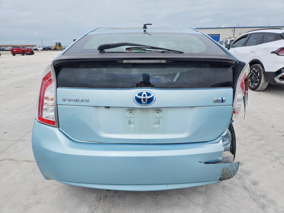 2016 Toyota Prius VIN JTDKN3DU9F1900181 COPART salvage auction — REAR END, Tx - Salvage Vehicle Title, sold $825 on 2026-07-02 (photo 6)
