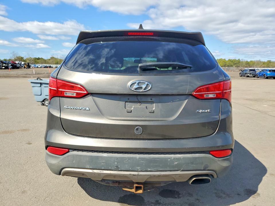 2013 Hyundai Santa fe VIN 5XYZU3LB2DG053664 COPART salvage auction — MINOR DENT/SCRATCHES, NY - CERT OF TITLE W/UNSATISFD LIEN, sold $1,000 on 2026-07-27 (photo 6)