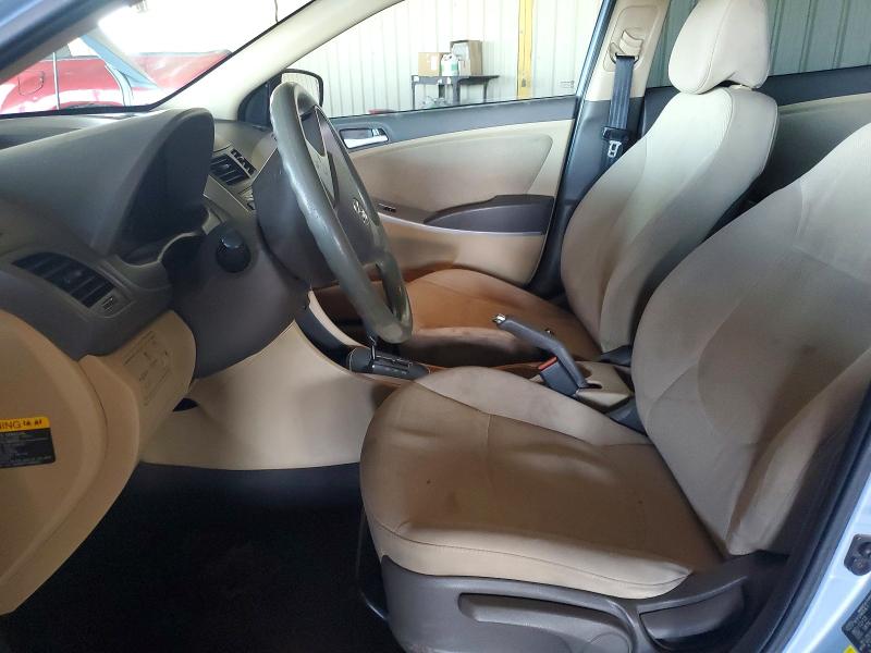2014 Hyundai Accent VIN KMHCT4AE4EU626460 COPART salvage auction — FRONT END, Salvage Title, sold $575 on 2026-07-22 (photo 7)