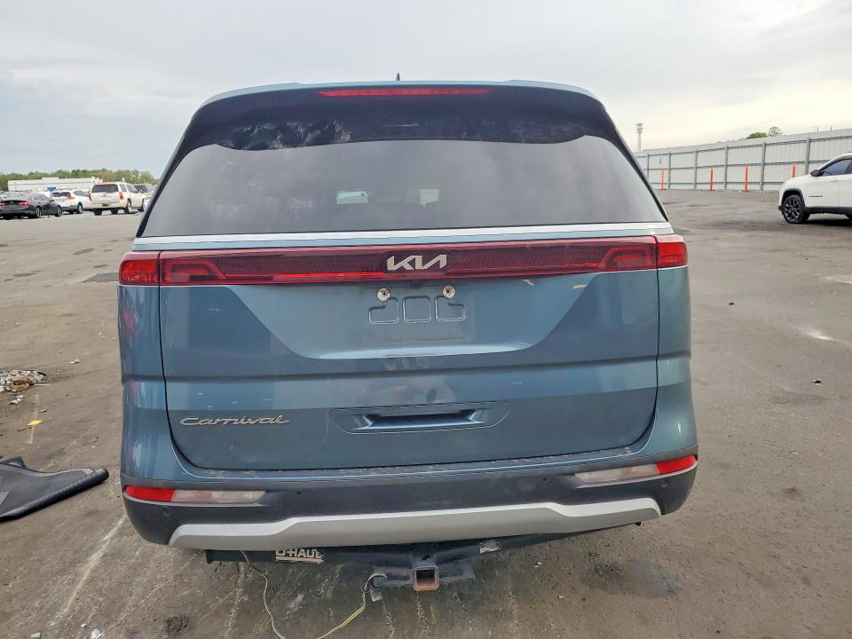 2022 Kia Carnival VIN KNDNC5H37N6167291 COPART salvage auction — FRONT END, FL, sold $7,300 on 2026-07-20 (photo 6)