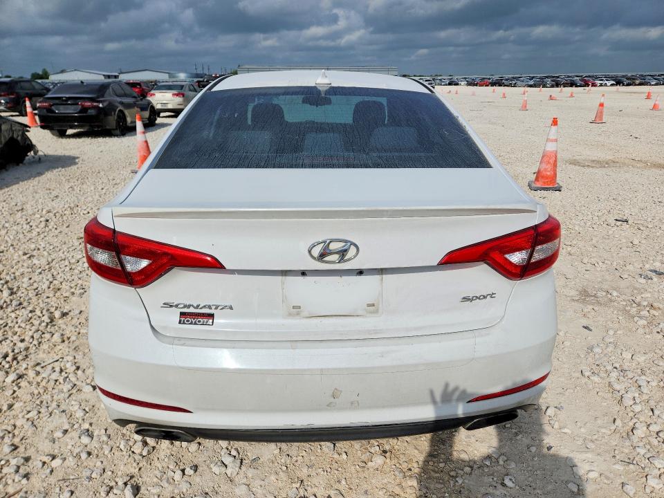 2015 Hyundai Sonata VIN 5NPE34AFXFH080734 COPART salvage auction — FRONT END, Tx - Cert Of Title-Rebuilt Salvage, sold $1,900 on 2026-07-02 (photo 6)