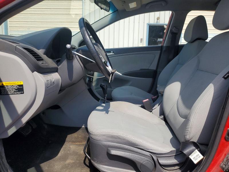 2013 Hyundai Accent VIN KMHCU5AE5DU069351 COPART salvage auction — MECHANICAL, Pa - Cert Of Title, sold $500 on 2026-07-23 (photo 7)