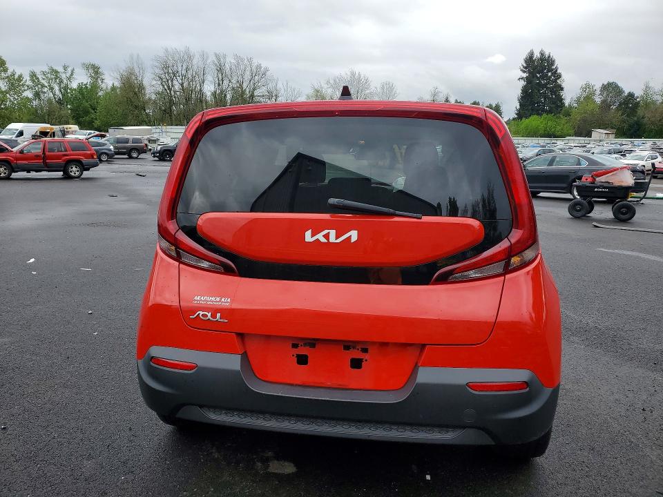2022 Kia Soul VIN KNDJ23AU1N7183084 COPART salvage auction — FRONT END, Or - Salvage Title Certificate, sold $2,550 on 2026-07-08 (photo 6)