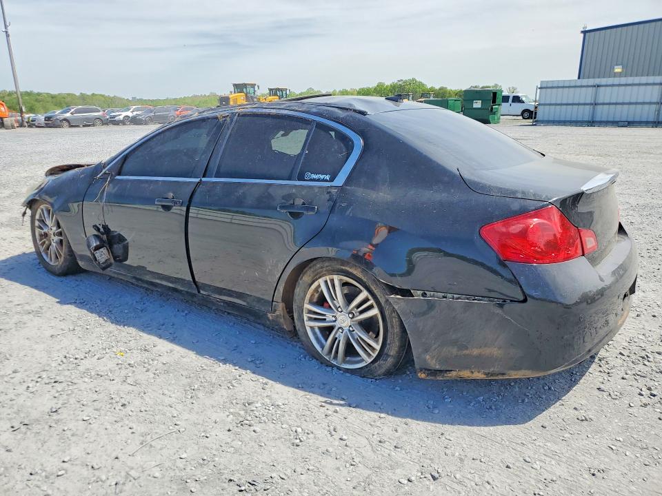 2013 Infiniti G VIN JN1CV6AP9DM721173 COPART salvage auction — ROLLOVER, Nc - Salvage Certificate Of Title, sold $350 on 2026-07-08 (photo 2)