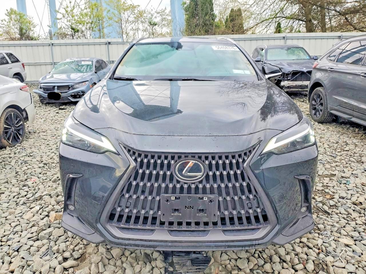 2025 Lexus NX 350h VIN JTJGKCEZ2S5036731 COPART salvage auction — Side, NJ - CERT OF TITLE-SALVAGE, sold $26,250 on 2026-07-06 (photo 5)