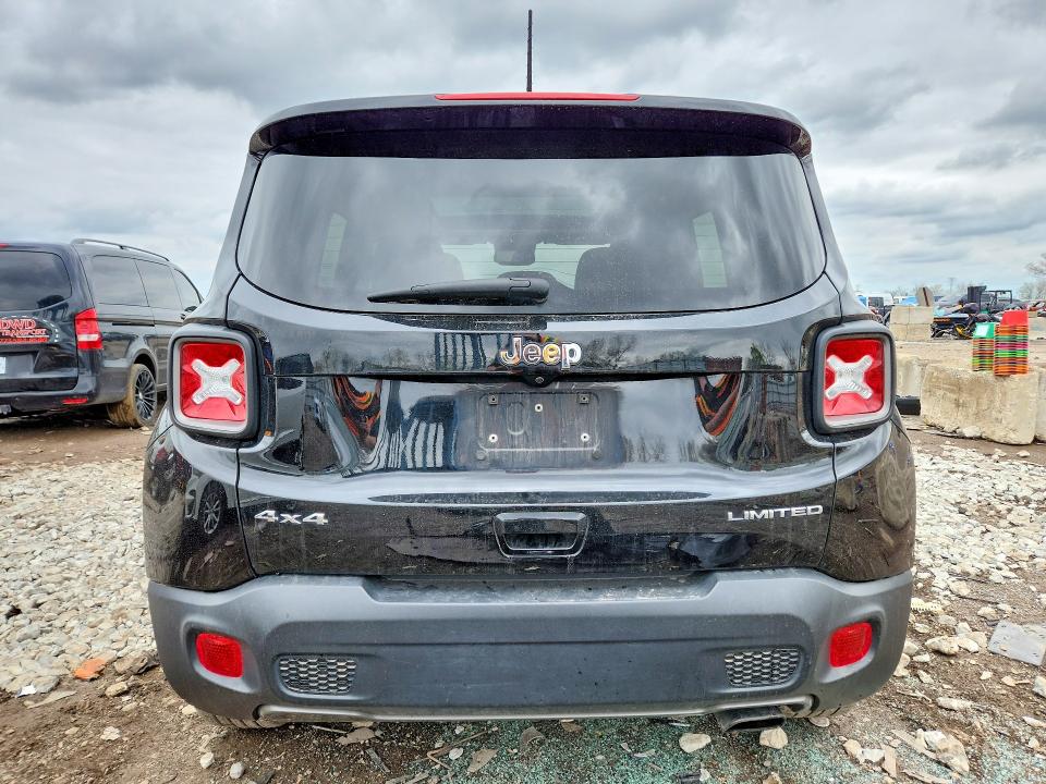 2019 Jeep Renegade VIN ZACNJBD18KPJ97446 COPART salvage auction — FRONT END, Il - Salvage Certificate, sold $3,050 on 2026-07-29 (photo 6)