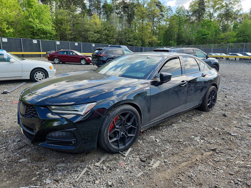 2021 Acura Tlx VIN 19UUB5F59MA008370 COPART salvage auction — REAR END, Md - Cert Of Salvage > 75% Damage, sold $14,000 on 2026-07-02 (photo 1)
