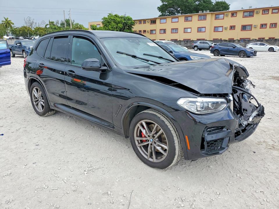 2021 BMW X3 VIN 5UXTY3C00M9F31740 COPART salvage auction — FRONT END, Fl - Cert Of Title Slvg Rebuildable, sold $7,700 on 2026-07-07 (photo 4)