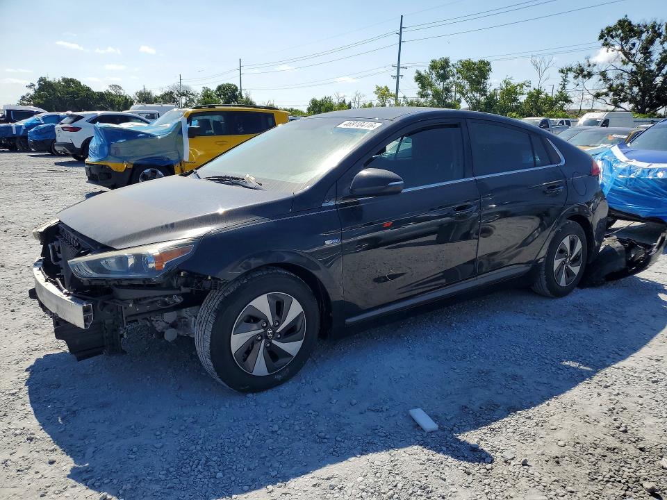2018 Hyundai Ioniq VIN KMHC75LC4JU081800 COPART salvage auction — FRONT END, Fl - Cert Of Title Slvg Rebuildable, sold $2,100 on 2026-07-10 (photo 1)