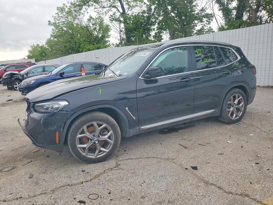 2023 BMW VIN 5UX53DP01P9S09410 COPART salvage auction — FRONT END, Mo - Salvage Certificate Of Title, sold $14,100 on 2026-07-10 (photo 1)