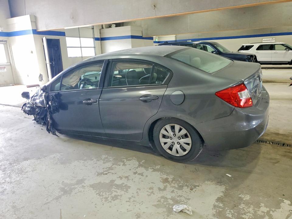 2012 Honda Civic VIN 19XFB2F55CE069040 COPART salvage auction — SIDE, Va - Cert Of Title - Salvage, sold $450 on 2026-07-02 (photo 2)