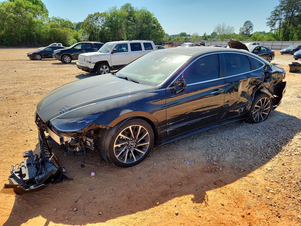 2020 Hyundai Sonata VIN 5NPEH4J21LH004703 COPART salvage auction — FRONT END, Nc - Salvage Certificate Of Title, sold $2,500 on 2026-07-13 (photo 1)