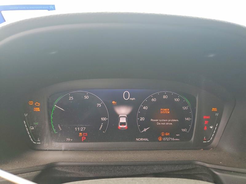 2024 Honda Accord VIN 1HGCY2F51RA072757 COPART salvage auction — SIDE, Tx - Salvage Vehicle Title, sold $7,800 on 2026-07-02 (photo 9)