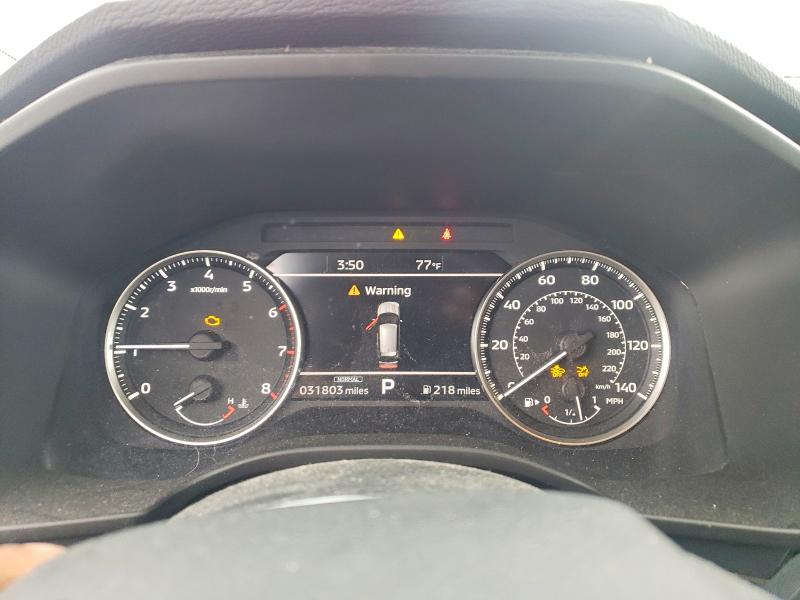 2022 Mitsubishi Outlander VIN JA4J3UA81NZ036672 COPART salvage auction — FRONT END, Nc - Salvage Certificate Of Title, sold $7,100 on 2026-07-02 (photo 9)