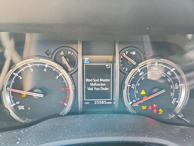 2024 Toyota 4runner VIN JTEPU5JR4R6304841 COPART salvage auction — ROLLOVER, Ca - Salvage Certificate, sold $7,400 on 2026-07-02 (photo 9)