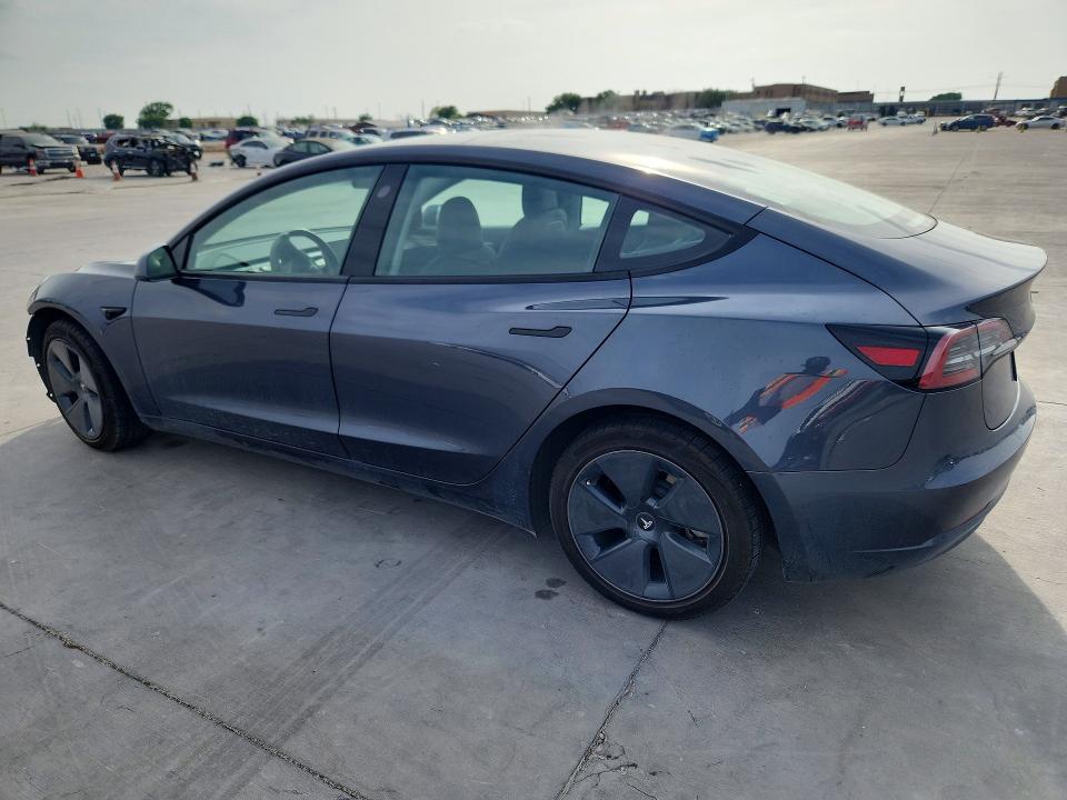 2023 Tesla Model 3 VIN 5YJ3E1EA0PF645670 COPART salvage auction — FRONT END, TX - SALVAGE VEHICLE TITLE, sold $700 on 2026-07-27 (photo 2)