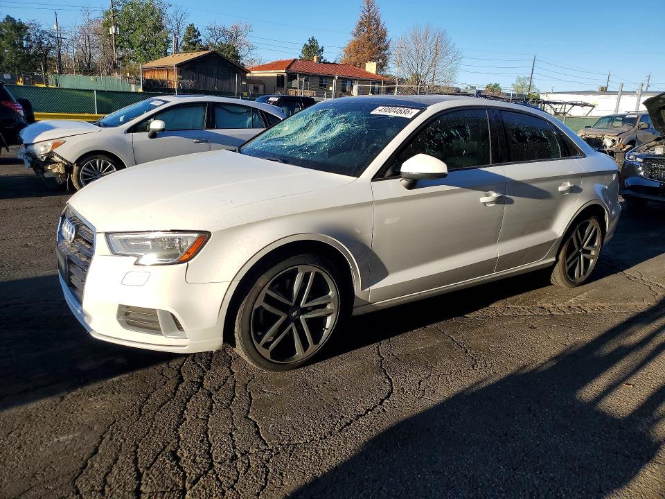 2018 Audi A3 VIN WAUAUGFF5J1094527 COPART salvage auction — FRONT END, Co - Public - Salvage Title, sold $3,800 on 2026-07-18 (photo 1)