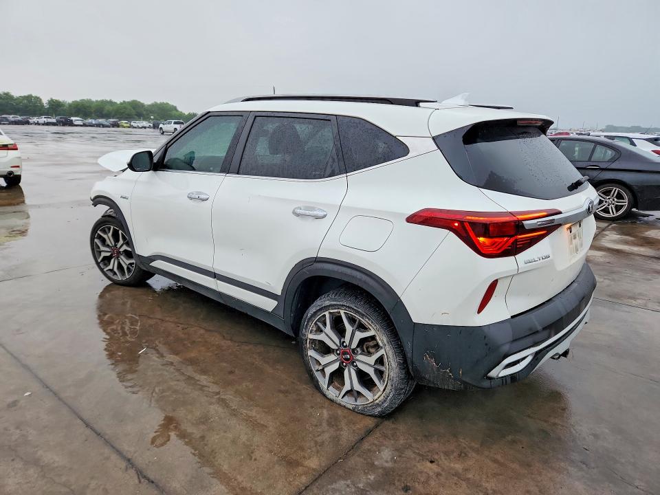 2021 Kia Seltos VIN KNDETCA26M7190334 COPART salvage auction — FRONT END, Tx - Certificate Of Title, sold $1,500 on 2026-07-02 (photo 2)