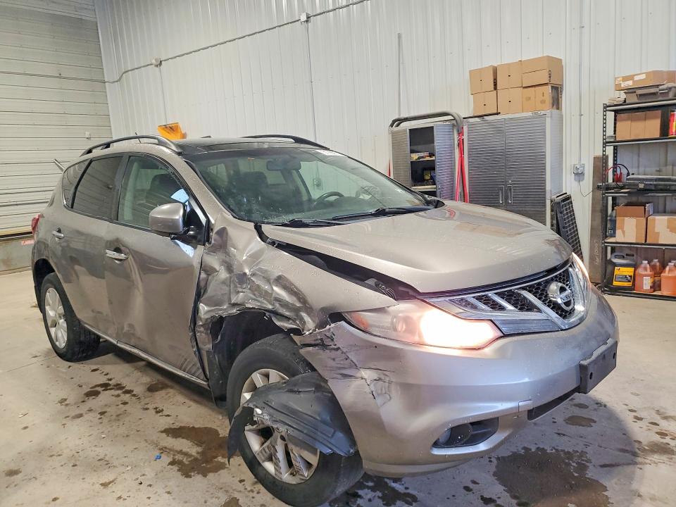 2011 Nissan Murano VIN JN8AZ1MW4BW166282 COPART salvage auction — FRONT END, Ia - Cert Of Title-Salvage Title, sold $500 on 2026-07-10 (photo 4)