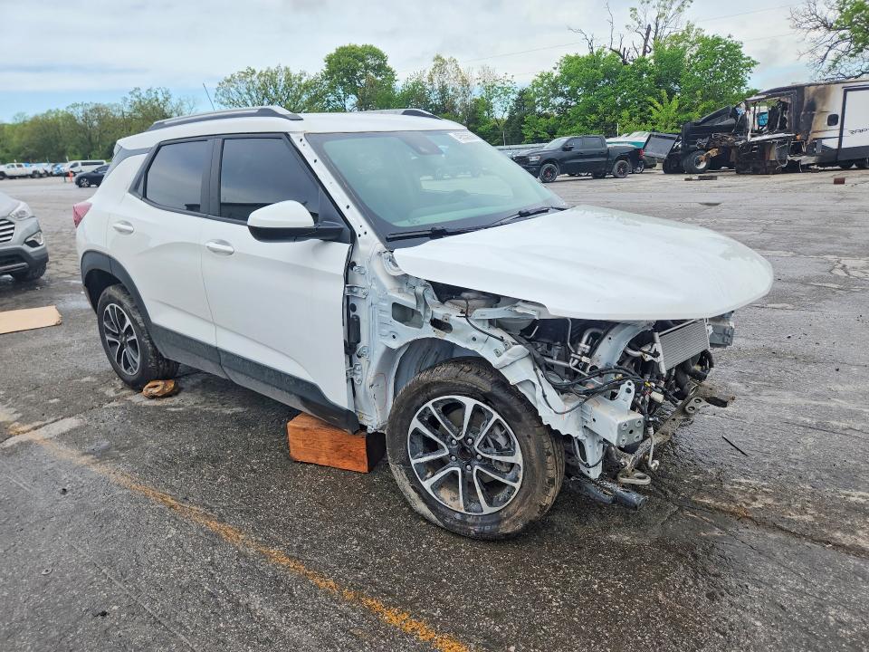 2025 Chevrolet Trailblazer VIN KL79MPSL0SB061039 COPART salvage auction — REJECTED REPAIR, MI - CERT OF TITLE-SALVAGE VEHICLE, sold $150 on 2026-07-28 (photo 4)