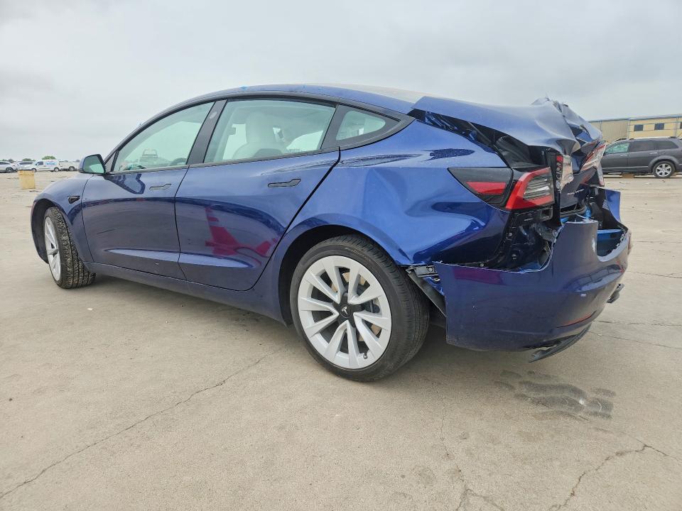 2023 Tesla Model 3 VIN 5YJ3E1EB2PF713492 COPART salvage auction — SIDE, Tx - Salvage Vehicle Title, sold $5,900 on 2026-07-06 (photo 2)