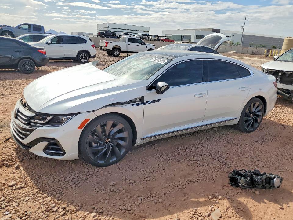 2023 Volkswagen Arteon VIN WVWAR7AN7PE013144 COPART salvage auction — FRONT END, Id - Salvage Certificate Of Title, sold $13,300 on 2026-07-07 (photo 1)