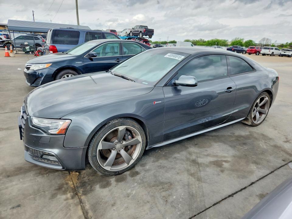 2015 Audi S5 VIN WAUCGAFR3FA055305 COPART salvage auction — NORMAL WEAR, Tx - Certificate Of Title, sold $2,050 on 2026-07-09 (photo 1)